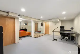 Lower level of home with lots of potential.