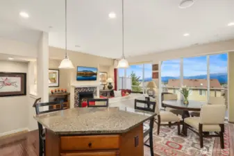 Large, open kitchen for entertaining.