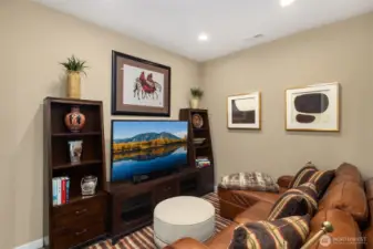 Flexible den/office area just off the main living spaces.