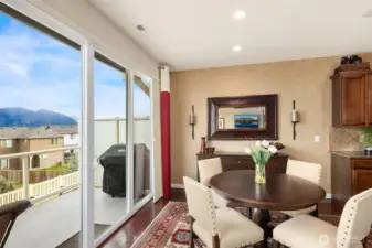Large picture window allows plenty of natural light and spectacular views