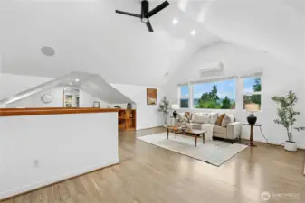 Family room with A/C