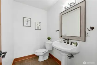 1/2 bath on main level
