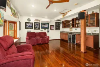 The bonus room is an entertainment enthusiasts dream.