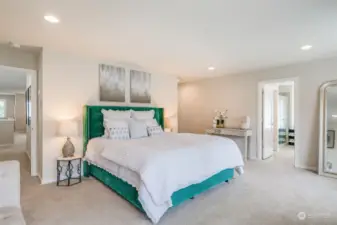 Elegant and serene master bedroom with spa-like En Suite.