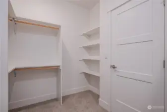 Your guests will appreciate the roomy walk-in closet!