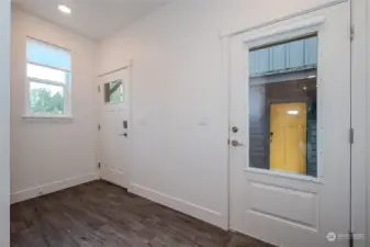 Courtyard Entrance on the Street Side of the home.