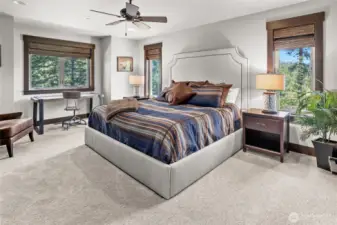 Another gorgeous bedroom upstairs.
