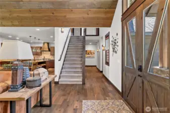 Beautiful craftmanship as you enter the home.