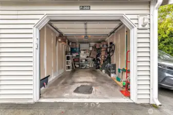 So much storage! Enjoy your own rare private parking