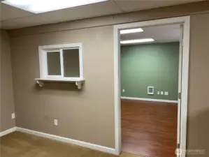One of two separate offices...