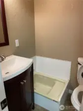 Space-efficient restroom...