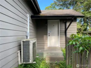 Rear entry to property...