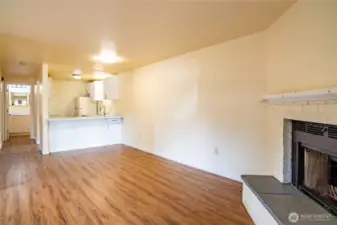 Unit 1 - lots of natural light throughout