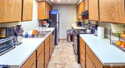 Unit 4 - Kitchen w/ lots of counter space and skylight