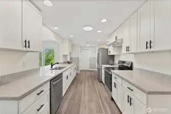 Spacious new kitchen