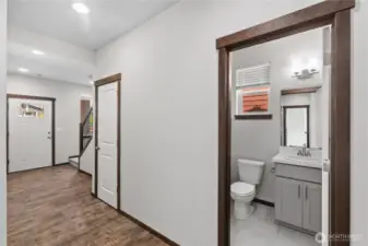 3/4 bath on Main Floor!