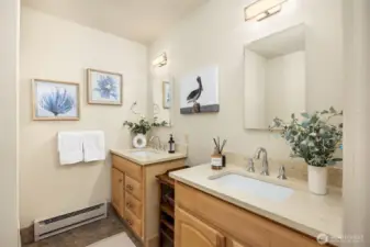 3/4 bath.