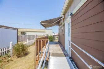 Porch area fromWest Side entry.