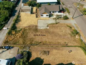 Overhead view, boundaries are approx