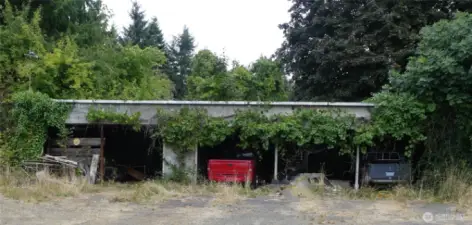 Carport-walls Cinder Block
