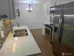 another view of kitchen
