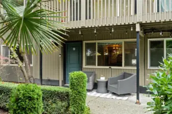 Just a short walk from your dedicated parking space. Welcom Home!