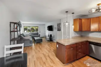 Granite tile countertops for easy cleanup and lasting quality!