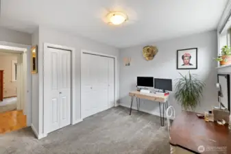 This unit also has a dedicated secure storage closet close by for your seasonal storage.