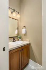 1 of 2 powder room