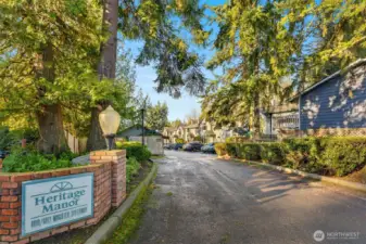 Heritage Manor - a small friendly community of townhomes thats tucked away yet in a prime location.