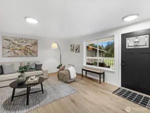 Durable new LVP flooring throughout the home