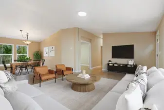 Photo contains virtual staging.