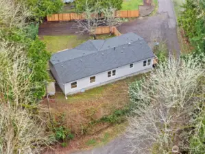 Usable front and back yards.