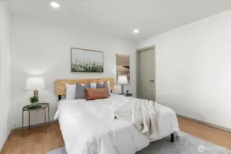 Second bedroom includes large walk in closet.