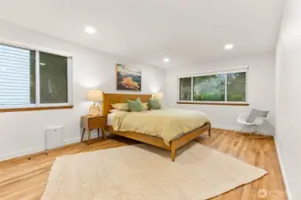 Primary bedroom on the main floor