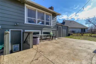Backyard patio