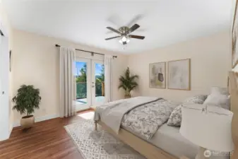 Virtually staged to illustrate potential