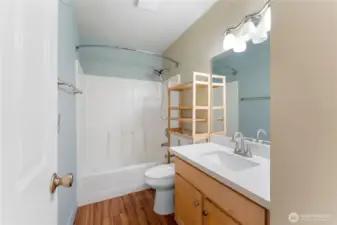 Upstairs guest bathroom