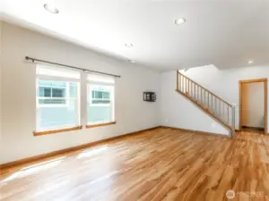Open Living Space to make into comfortable entertainment space