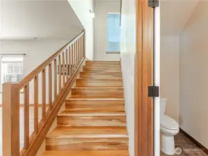 Stairs to Upper Living Space