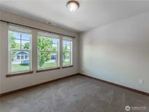 2nd Bedroom with Large Window View of Greenspace