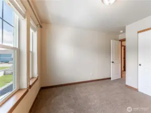 3rd Bedroom with Large Window View of Greenspace