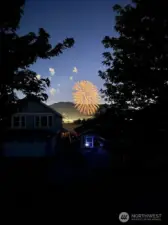 4th of July View from Primary Balcony