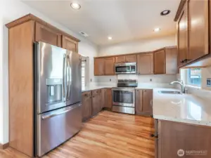 Kitchen with Granite Countertops