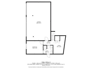 Lower Level finished square footage based on Realist 352sf.  Bedroom, office and 3/4 bath with direct access to the garage.