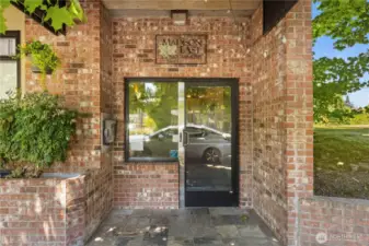 Secure entry.