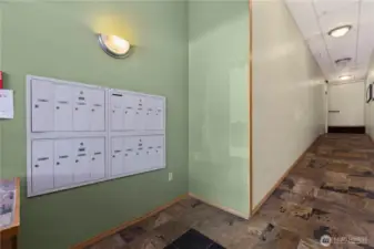 Lobby entrance.