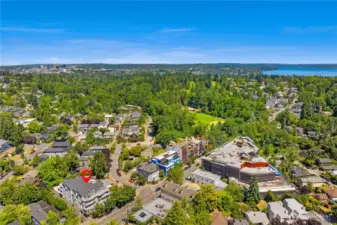 In the middle of it all! Fun restaurants, local shops and parks are right outside your front door.