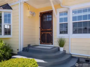 Classic architecture from the entry and throughout the home. You'll be charmed!