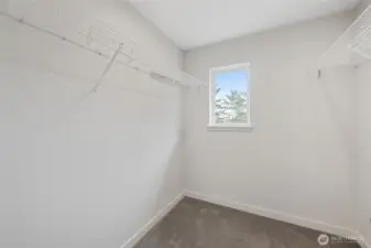 Primary walk-in closet